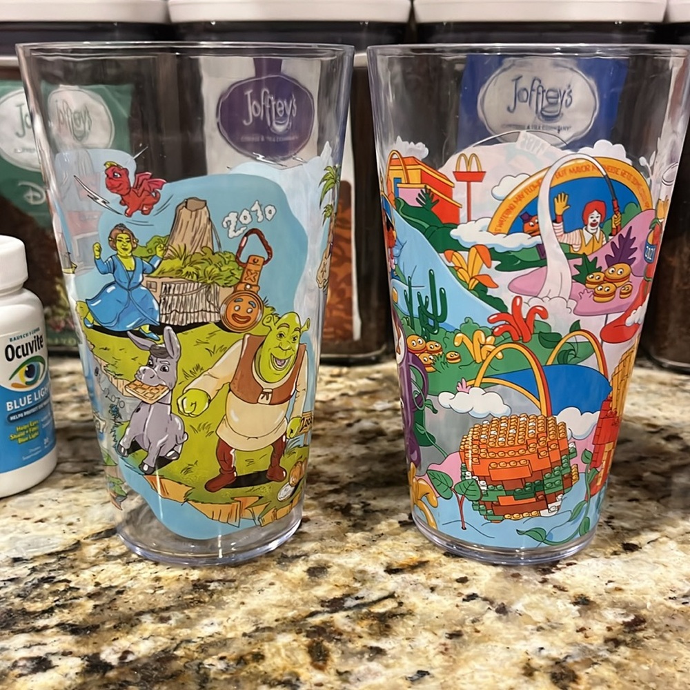 McDonald’s 2024 Collector Cups Grimace Minions Jurassic Nuggets Fry Guys Set - Picture 4 of 9